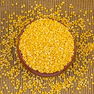 Pride Of India - Indian Split Yellow Mung Lentils - Protein & Fiber Rich Moong Dal 3 Pound Jar - product information 2
