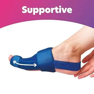 JFA Medical Bunion Corrector Bunion Splint Toe Separators Pain Relief & Protection Adjustable Size Day Night Support - Supportive