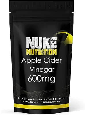 Nuke Nutrition Apple Cider Vinegar Capsules with Mother - 180 Capsules - High Strength ACV - Nuke Nutrition