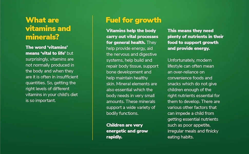 VIVIO Junior Multivitamin Tonic for Kids 12 Added Vitamins Plus Zinc & Iodine to Support Your Child s Immunity & Cognitive Function - Orange - 250ml - multivitamin information