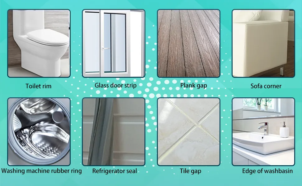 Wansiven Mould Remover Effectively Removes Black Mold Deep Clean Mould Remover Gel for Kitchen Bathroom Tile Sink Stains 120g (1-PCS) - mold remover