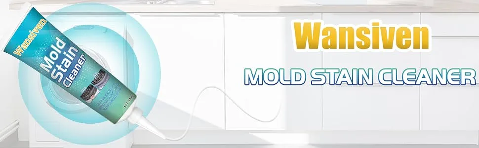Wansiven Mould Remover Effectively Removes Black Mold Deep Clean Mould Remover Gel for Kitchen Bathroom Tile Sink Stains 120g (1-PCS) - Mould Remover Gel