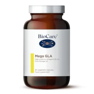 BioCare Mega GLA | Omega-6 from Borage Oil - 90 Capsules - Mega GLA