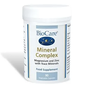 BioCare Mineral Complex | Magnesium Zinc & Selenium for Energy Immune & Skin Support | Suitable for Vegetarians and Vegans - 90 Capsules 90 Count (Pack of 1) - magnesium citrate