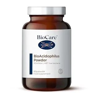 BioCare BioAcidophilus Powder - 60g - bioacidophilus powder
