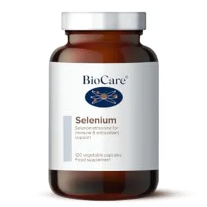 BioCare Selenium | Selenomethionine for Immune & Antioxidant Support - 120 Capsules - selenium