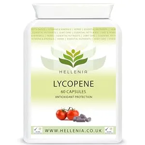 Lycopene 10mg (10% Beadlet) | 60 Capsules | UK Manufactured | Vegan Friendly - lycopene capsules