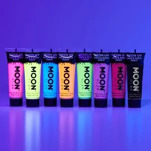 Moon Glow - 12ml Neon UV Face & Body Paint - Pastel Yellow - Moon Glow