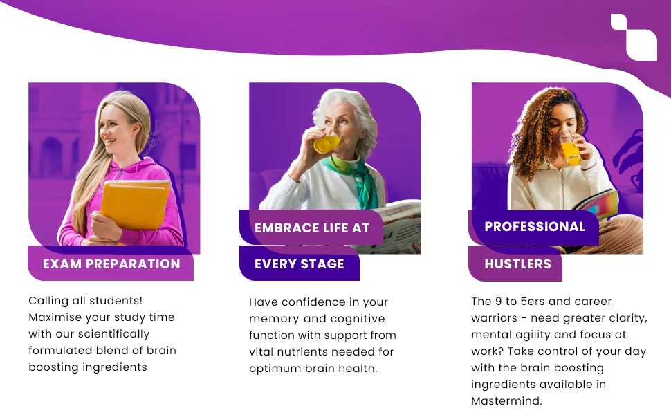 Mastermind Memory & Focus Super Supplement by Revive Active - Supports Brain & Cognitive Function in 1 Daily Sachet - Mental Performance with Omega 3 DHA Vitamin B5 Uridine & Choline - 30 Day Supply - who is mastermind for