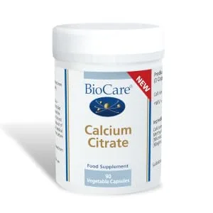 BioCare Calcium Citrate | for Bone & Muscle Support - 90 Capsules - Calcium Citrate