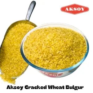 Aksoy Cracked Wheat Coarse Bulgur 5KG 5.0 Kilograms - Bulgur Wheat