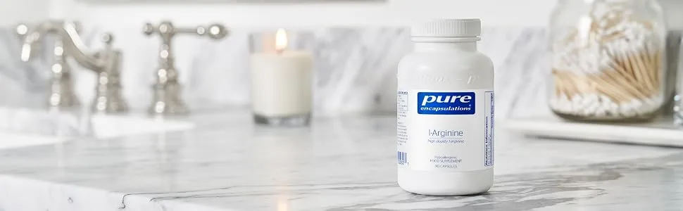 Pure Encapsulations - L-Arginine - Dietary Supplement - 90 Capsules - Image1