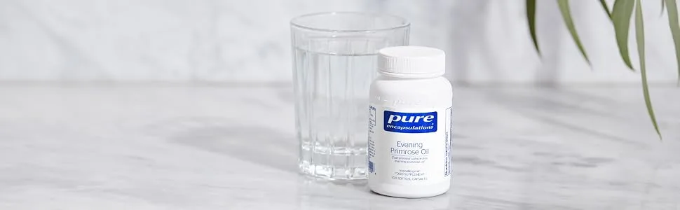 Pure Encapsulations - Evening Primrose Oil 1000mg - Cold-Pressed Solvent-Free Evening Primrose Oil - 100 Softgel Capsules - Image1