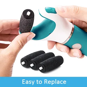 9Pcs Pedi Replacement Rollers Heads Refills Extra Coarse for Pedicure Hard Skin Remover 9 Extra Coarse - product information 7
