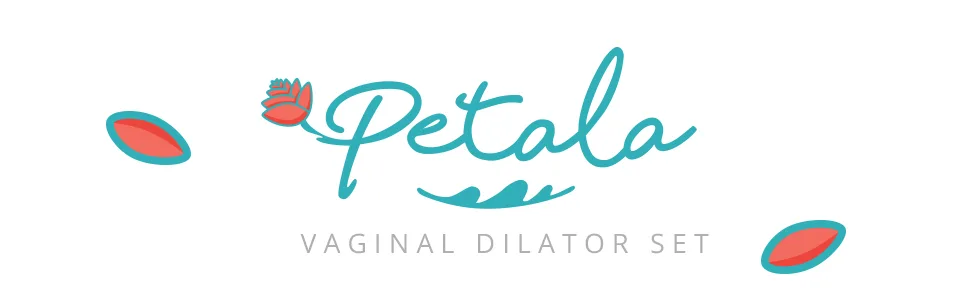 Silicone Pelvic Floor Muscle Dilators - Women Trainer With Smartphone App - 5 Pieces kit - Petala Vaginal Dilator Set