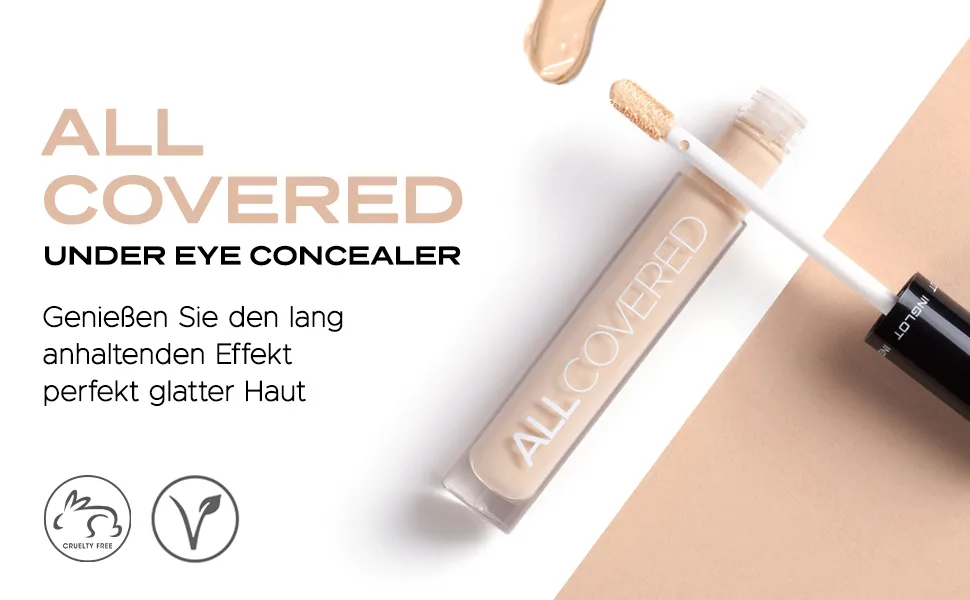 Inglot All Covered Under Eye Concealer is designed for sensitive skin under the eyes the waterproof and silky formula 4.2 ml: 102 - product information 2