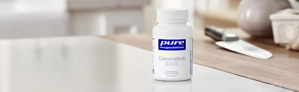 Pure Encapsulations - CurcumaSorb - Meriva Turmeric - Source of Curcumin - High Absorption - 90 Capsules - Image1