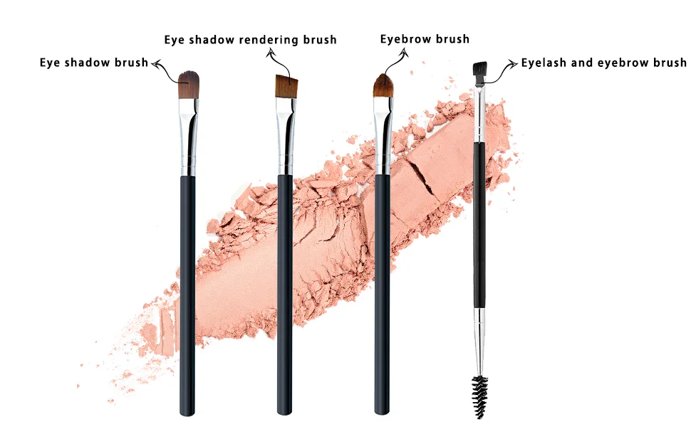 WanFengXue 7 Pieces Eyebrow Brush Set Professional Double Ended Eyebrow Brush and Spoolie Angled Brush Precision Eyeshadow Tools for Blending Defining Smudging Shading - Product Details