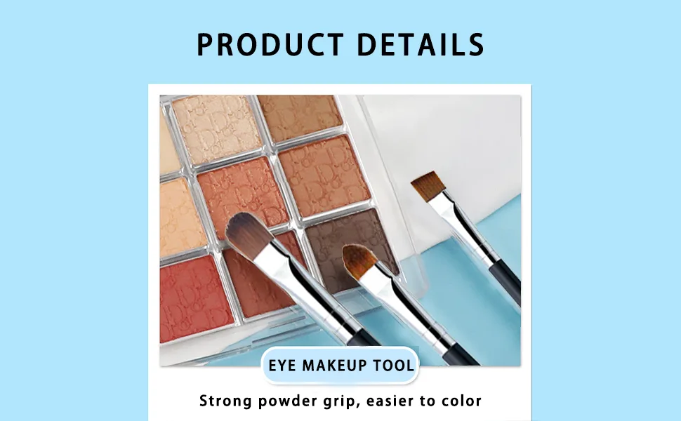 WanFengXue 7 Pieces Eyebrow Brush Set Professional Double Ended Eyebrow Brush and Spoolie Angled Brush Precision Eyeshadow Tools for Blending Defining Smudging Shading - Product Details