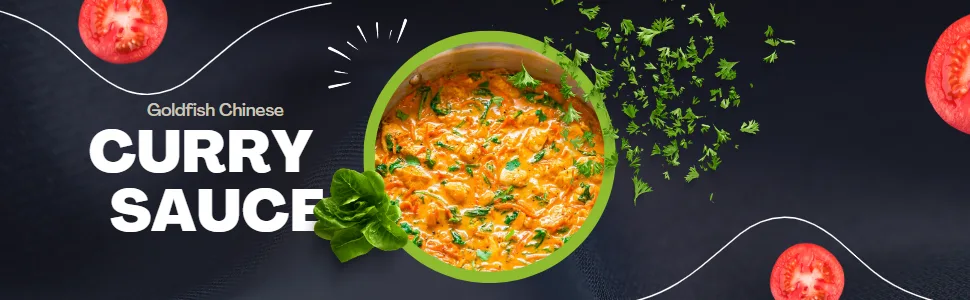Goldfish Chinese Takeaway Curry Sauce Paste Concentrate 405g Original (Box of 4 Tub) - Vmart - Curry Sauce Paste Chinese Cruisine Asan Food