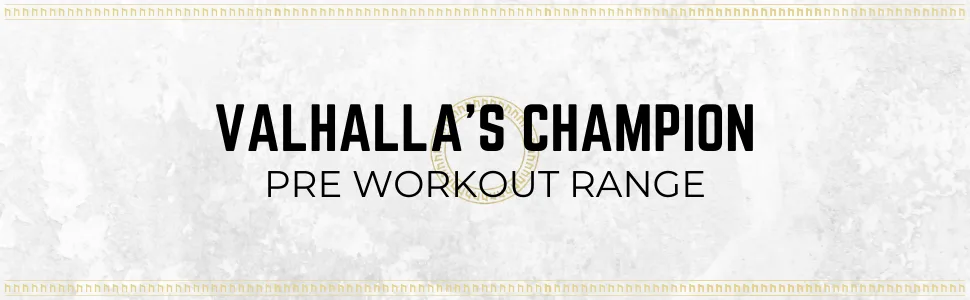 Valhalla's Champion Preworkout 300G - 200MG Caffiene - 2000mg Beta Alanine - Muscle Development & Recovery (Sour Watermelon) - Pre intro