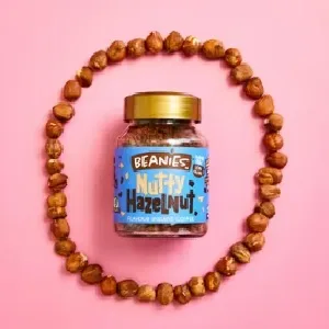 Beanies Nutty Hazelnut Flavoured Instant Coffee 50 gr ( Pack of 1) Coffee Hazelnut 50 g (Pack of 1) - Beanies nutty hazelnut