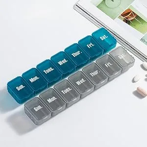 Pill Boxes 7 Day 1 Times a Day with 7 Compartments (Detachable/Combined) Travel Pill Box Organiser Pill Holder for Vitamins and Medication Pink - pill boxes 7 day 1 times a day