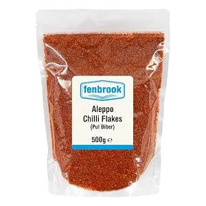 Aleppo Pepper Chilli Flakes 500g (Pul Biber) by Fenbrook - aleppo chilli flakes pul biber marash pepper