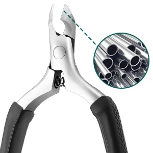 CGBE Cuticle Nipper Cuticle Remover Professional Manicure and Pedicure Cuticle Remover Tools Stainless Steel Cuticle Clippers Black - product information 3
