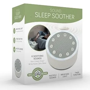 Well Being Sound Sleep Soother - Audio Playback Relaxation Companion with Light - 93494.3