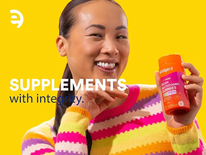 Vegan Multivitamin Gummies by Wellgard - Chewable Multivitamins Adults 60 Vitamin Gummies Orange Flavour (Adult Gummies) - multivitamin gummies adult multivitamin gummies vegan multivitamin multivitamin gummies