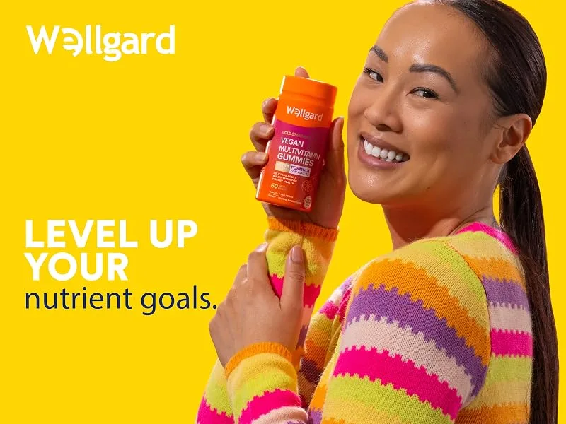 Vegan Multivitamin Gummies by Wellgard - Chewable Multivitamins Adults 60 Vitamin Gummies Orange Flavour (Adult Gummies) - multivitamin gummies vegan