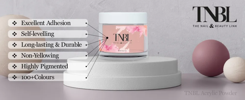 TNBL CORE POWDER ACRYLIC SYSTEM **SELECT YOUR COLOUR AND SIZE** (8 g Crystal Clear) 8 g (Pack of 1) Crystal Clear - Acrylic