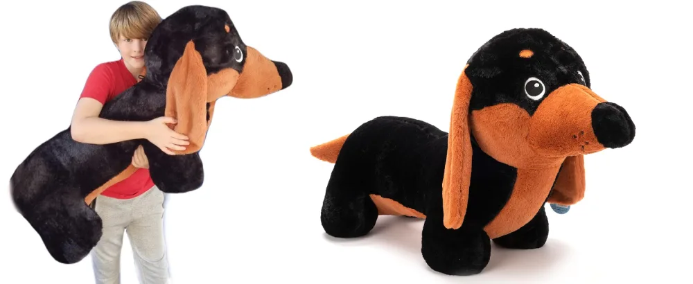 PMS 30cm Sausage Dog Teddy - giant sausage dog