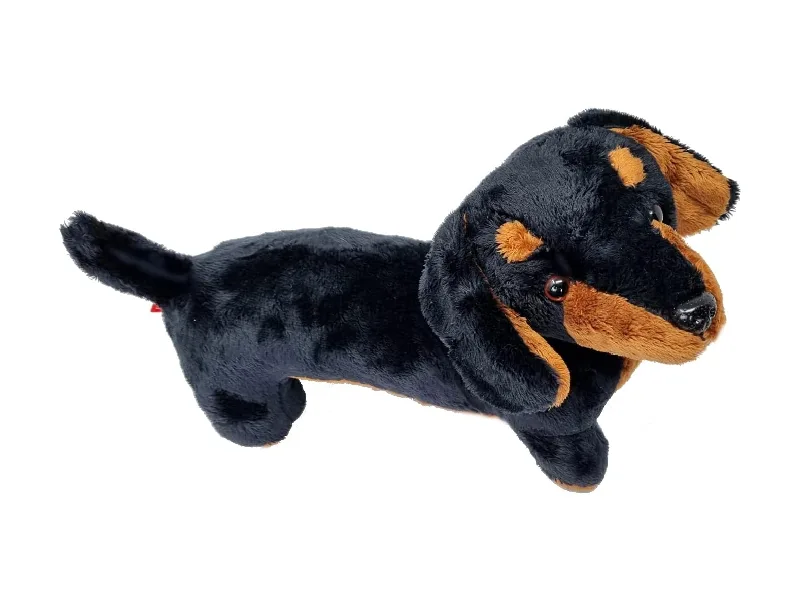 PMS 30cm Sausage Dog Teddy - sausage dog black