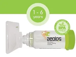 Aeolos valved Holding Chamber 0-18 Months (0-18) - 1-6 years