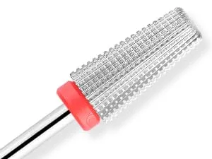 BNG 5 in 1 Carbide Nail Drill Bit Fast Remove Acrylic & Hard Gel Professional 3/32" Electric Nail Drill Tungsten Steel Bits Manicure Pedicure Professional Salon Tool(Medium Silver) DSA5-Medium&Silver - Nail Drill Bits Sets