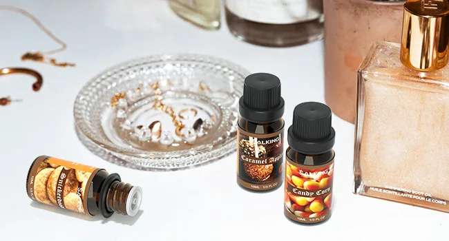 SALKING Halloween Fragrance Oils Premium Essential Oils Gift Set Diffuser Oils Scented Oils for Soaps Candle Making - Pumpkin Pie Caramel Apples Candy Corn Snickerdoodle Caramel Corn Apple Cider - product information 4