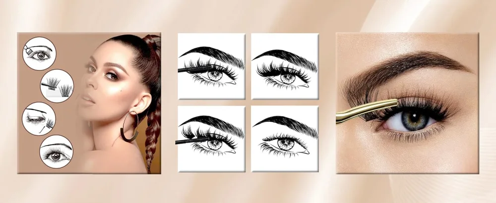 Lash Clusters DIY Eyelash Extension Kit with Bond Seal Lash Applicators Individual Lashes Remover Kit Soft False Lashes for Personal Use at Home 10-16mm Cloudy Kit - individual lashes kit