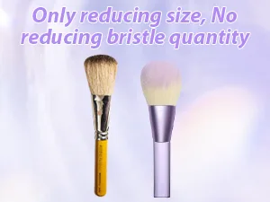 Makeup Brushes HEYMKGO 12pcs Professional Brushes Set Foundation Blending Powder Blush Concealers Eyeshadow Eyeliner Make Up Brush Kits Transparent Handle with a Triangle Puff Purple - eyeshadow brushes