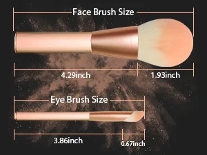 Makeup Brushes HEYMKGO 12pcs Professional Brushes Set Foundation Blending Powder Blush Concealers Eyeshadow Eyeliner Make Up Brush Kits Transparent Handle with a Triangle Puff Orange - makeup brush