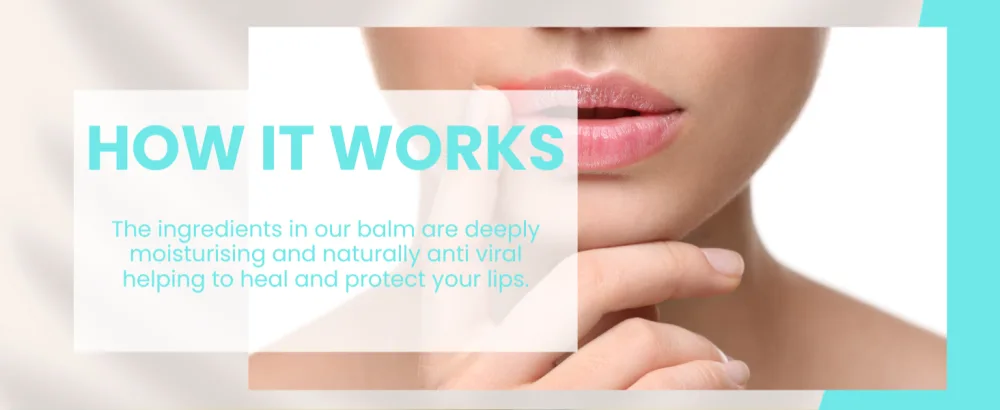 Naturally Solved Cold Sore Relief Balm: All Natural Lip Care - Infused with Peppermint Lemon Tea Tree Lime Oils - Reduces Redness Swelling and Blisters - lip balm cold sore blisters heals relieve pain reduce swelling blistering herpes simplex scabbing