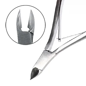 KELYDI Cuticle Nipper and Pusher Set Dead Skin Remover Cuticle Pusher Trimmer Clipper Nail Manicure Tool Stainless Steel - Cuticle Nipper
