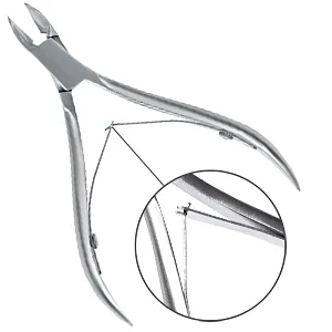 KELYDI Cuticle Nipper and Pusher Set Dead Skin Remover Cuticle Pusher Trimmer Clipper Nail Manicure Tool Stainless Steel - Cuticle Nipper