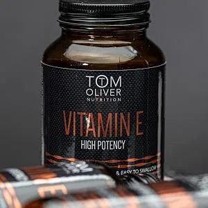 Tom Oliver Nutrition - Vitamin E 400IU High Potency Highly Absorbable (60 Softgels) (1) - vitamin e softgels