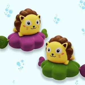 SkyroX Baby Bath Thermometer - Lion Cow or Dinosaur - Random colour Variation. UK company (Lion) - bath thermometer