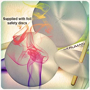 Seruman Therapeutics Natural Ear Candles (3 Pairs) with Protective Discs - product information 4