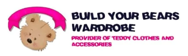 Teddy Bear Clothes Robe with Slippers fits Build a Bear by Build Your Bears Wardrobe (candy pink) - teddy bear clothes, build a bear clothes, teddy bear outfits, teddy bear shoes, build bears pyjamas