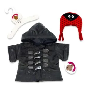 Build Your Bears Wardrobe Teddy Bear Clothes Checked Dress Hat + Shoes fits Build a Bear - teddy bear clothes, build a bear clothes, teddy bear outfit , build a bear dress, teddy bear shoes