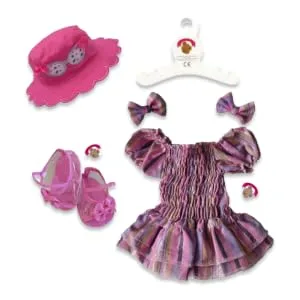 Build Your Bears Wardrobe Teddy Bear Clothes fits Build a Bear Teddies Hoody and Jeans Outfit (pink) - teddy bear clothes, build a bear clothes, teddy bear outfit , build a bear dress, teddy bear shoes